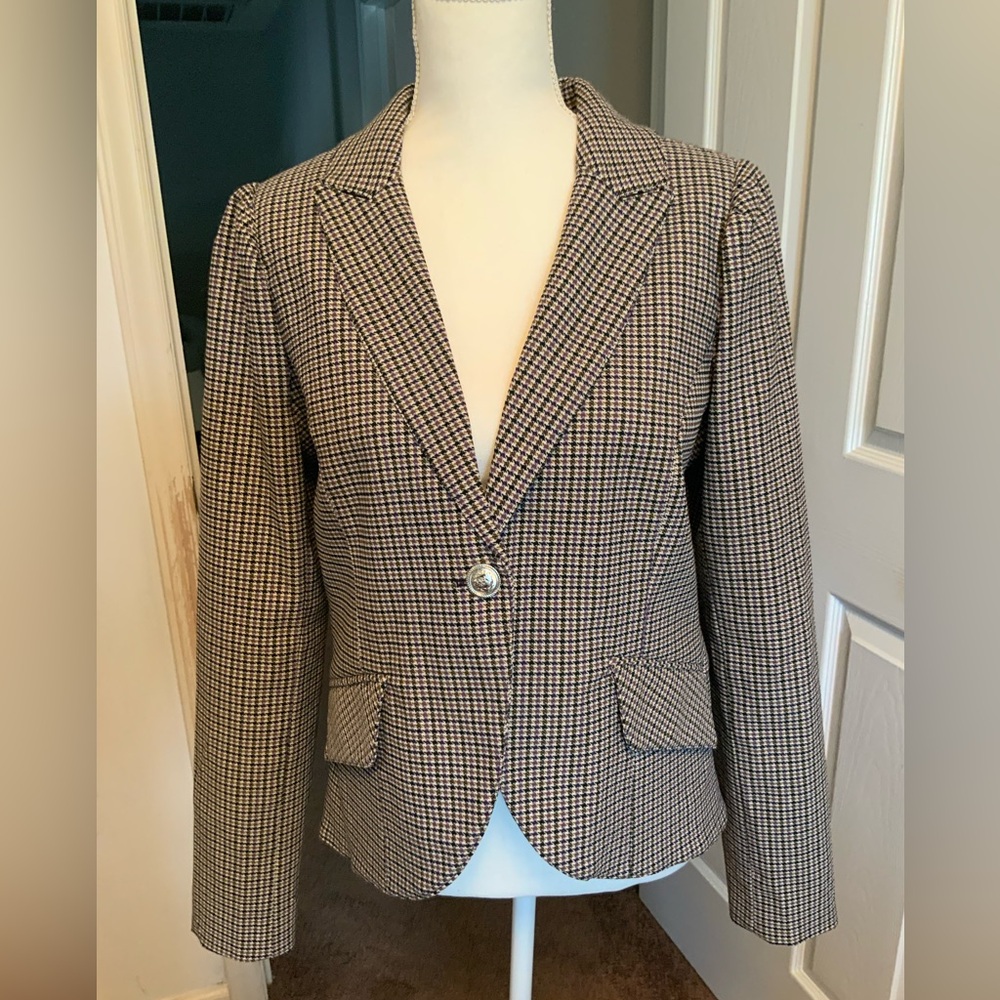 Women's Houndstooth Blazer